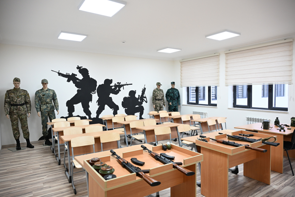 President Ilham Aliyev attends opening of new building of Shamakhi European Lyceum (PHOTO)