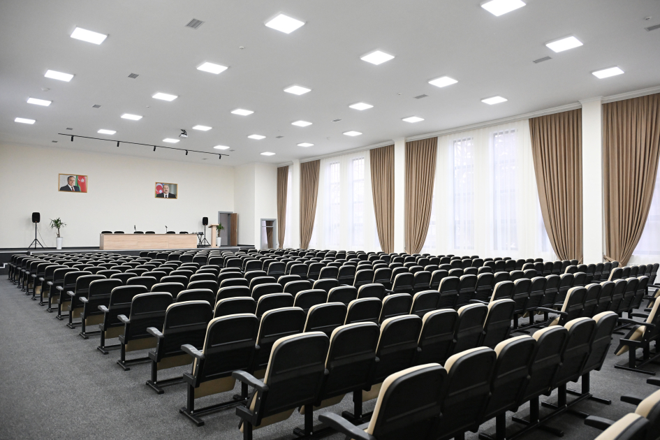 President Ilham Aliyev attends opening of new building of Shamakhi European Lyceum (PHOTO)