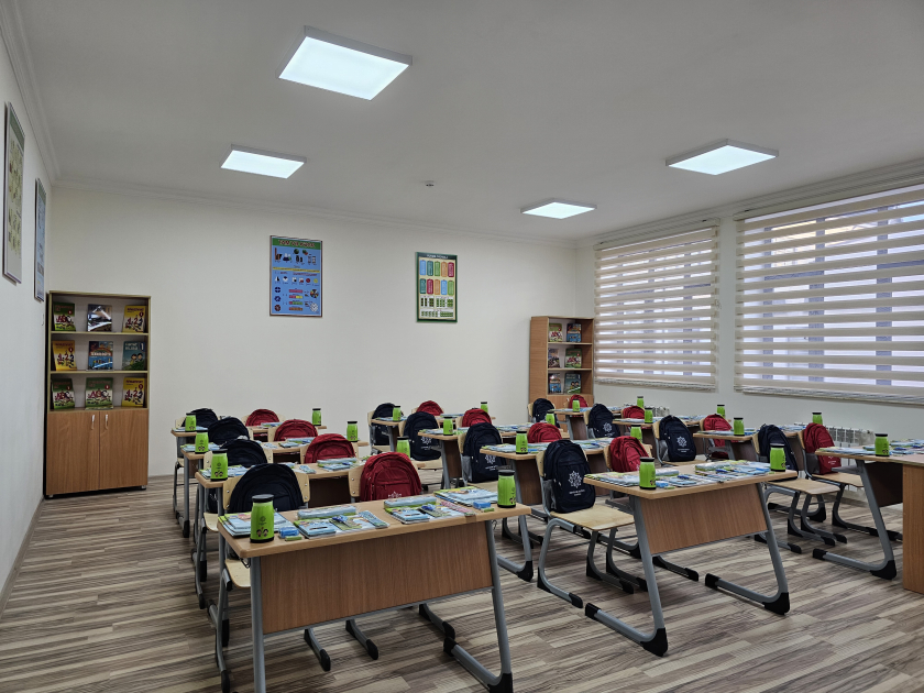 President Ilham Aliyev attends opening of new building of Shamakhi European Lyceum (PHOTO)