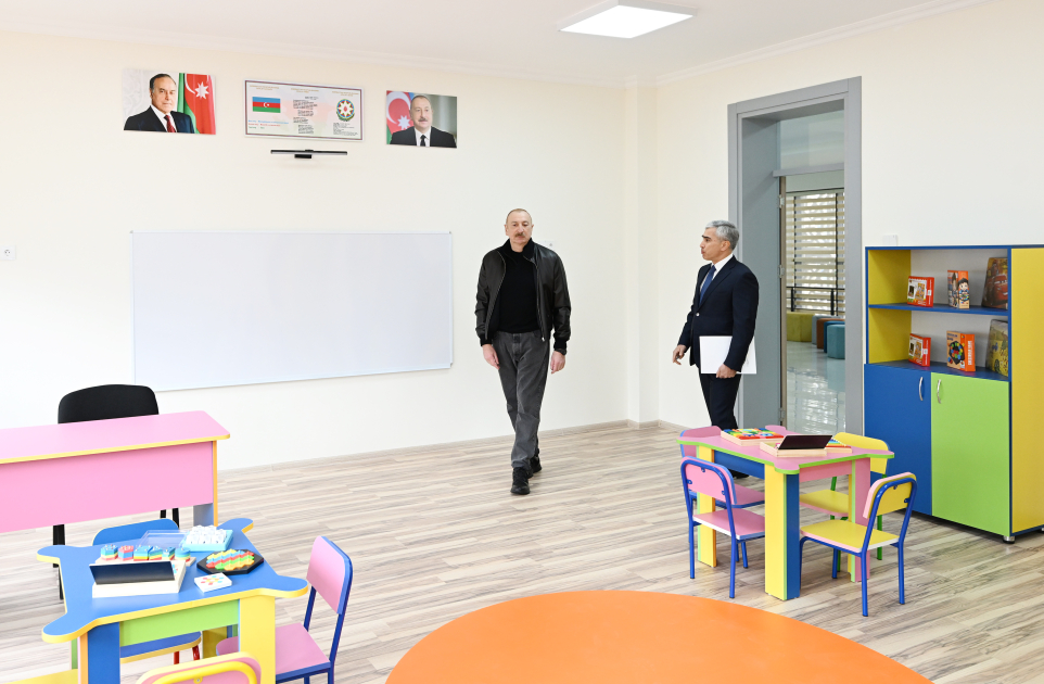 President Ilham Aliyev attends opening of new building of Shamakhi European Lyceum (PHOTO)
