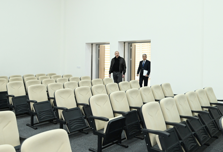 President Ilham Aliyev attends opening of new building of Shamakhi European Lyceum (PHOTO)