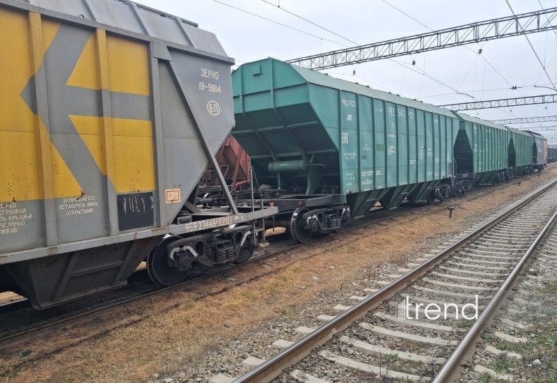 Azerbaijan transits new batch of Russian wheat to Armenia (PHOTO/VIDEO)