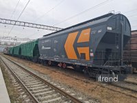 Azerbaijan transits new batch of Russian wheat to Armenia (PHOTO/VIDEO)