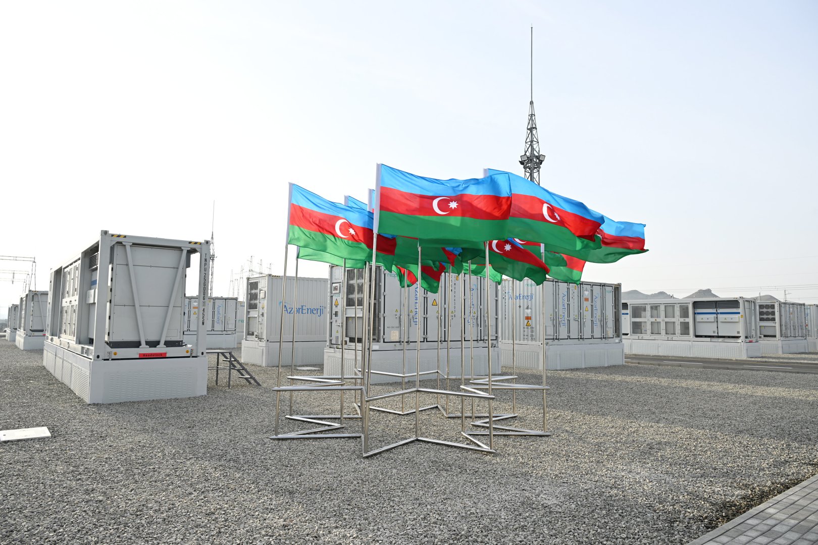 President Ilham Aliyev attends opening of "Absheron" Battery Energy Storage Center (PHOTO)