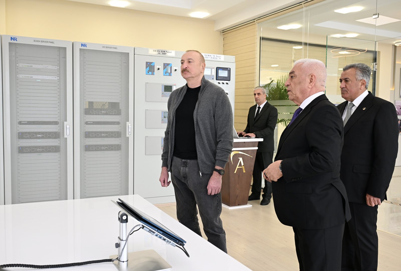 President Ilham Aliyev attends opening of "Absheron" Battery Energy Storage Center (PHOTO)