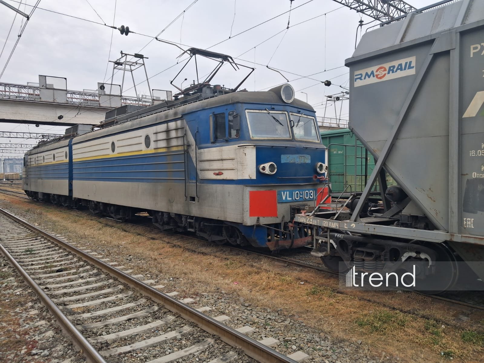 Azerbaijan transits new batch of Russian wheat to Armenia (PHOTO/VIDEO)