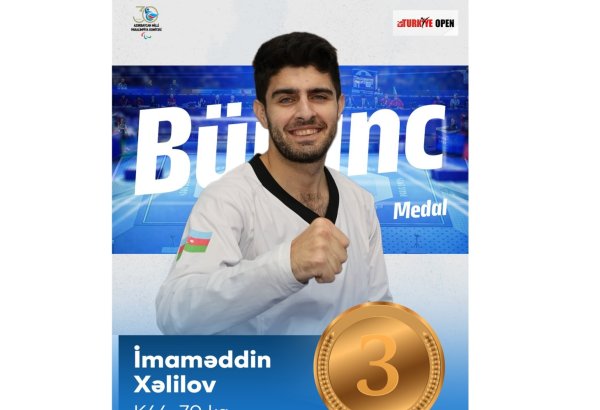 Azerbaijani para-taekwondo athletes win four medals at tournament in Antalya (PHOTO)