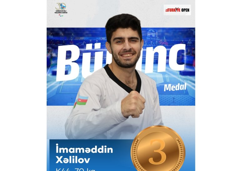 Azerbaijani para-taekwondo athletes win four medals at tournament in Antalya (PHOTO)