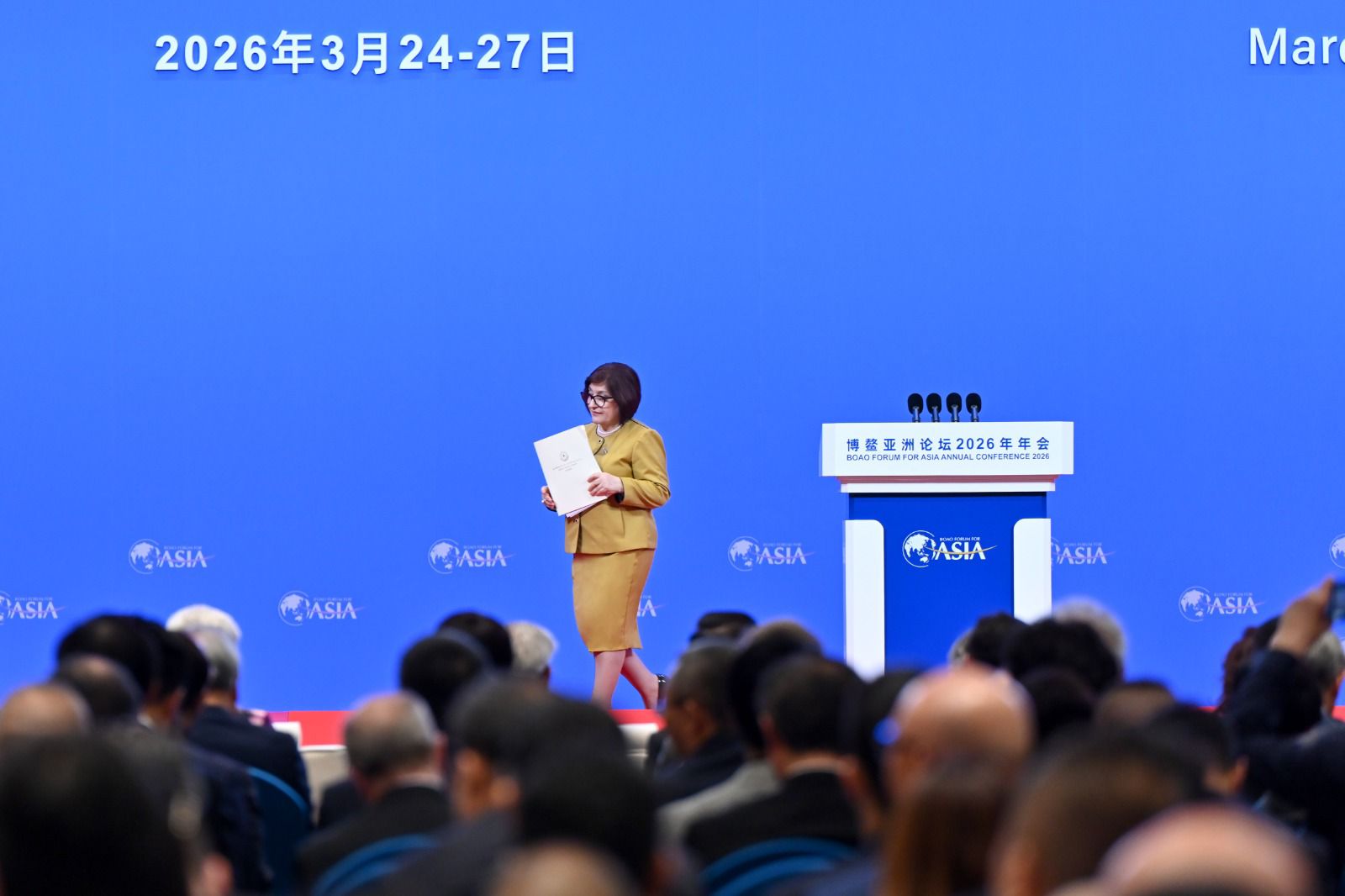 Speaker of Azerbaijani Parliament addresses Boao Forum for Asia (PHOTO)