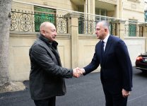 President Ilham Aliyev visits Georgian Embassy in Azerbaijan to express condolences (PHOTO)