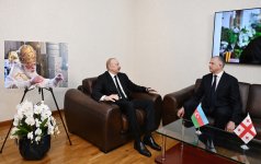 President Ilham Aliyev visits Georgian Embassy in Azerbaijan to express condolences (PHOTO)