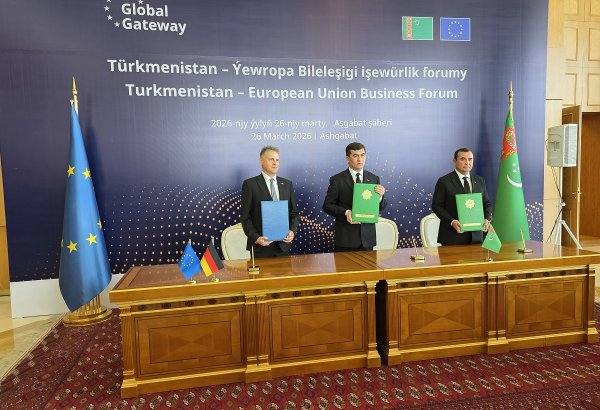 Turkmenistan, Germany's GIZ ink key deals at EU business forum in Ashgabat