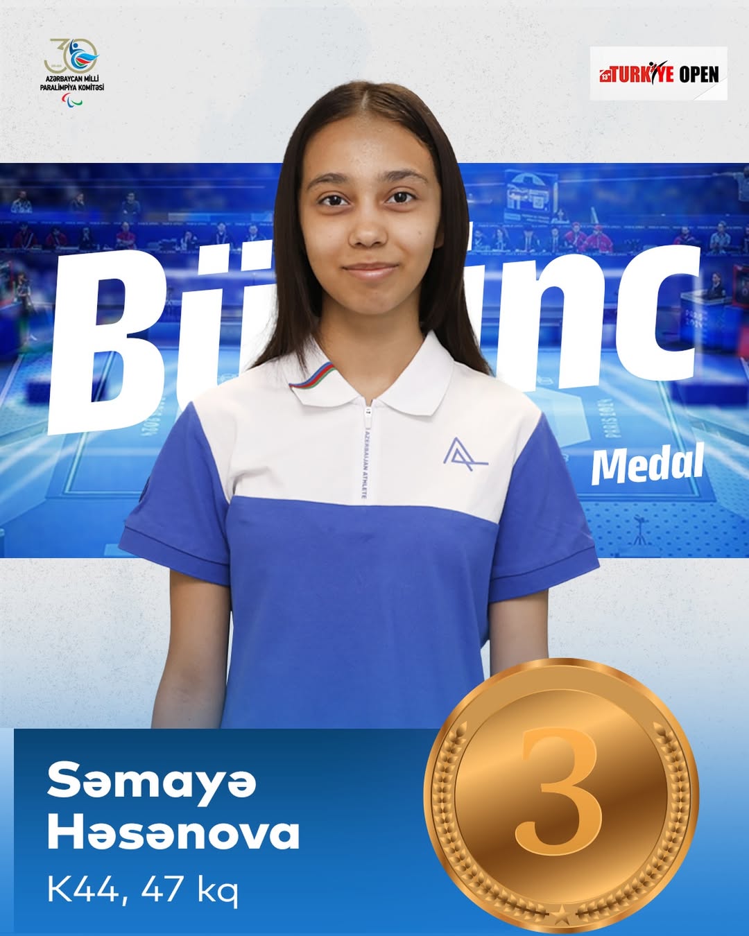 Azerbaijani para-taekwondo athletes win four medals (PHOTO)