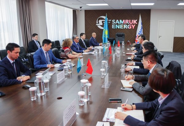 Kazakhstan's Samruk-Energy, China's economic fund discuss co-op prospects