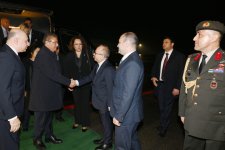 PM of Turkish Republic of Northern Cyprus arrives in Azerbaijan (PHOTO)