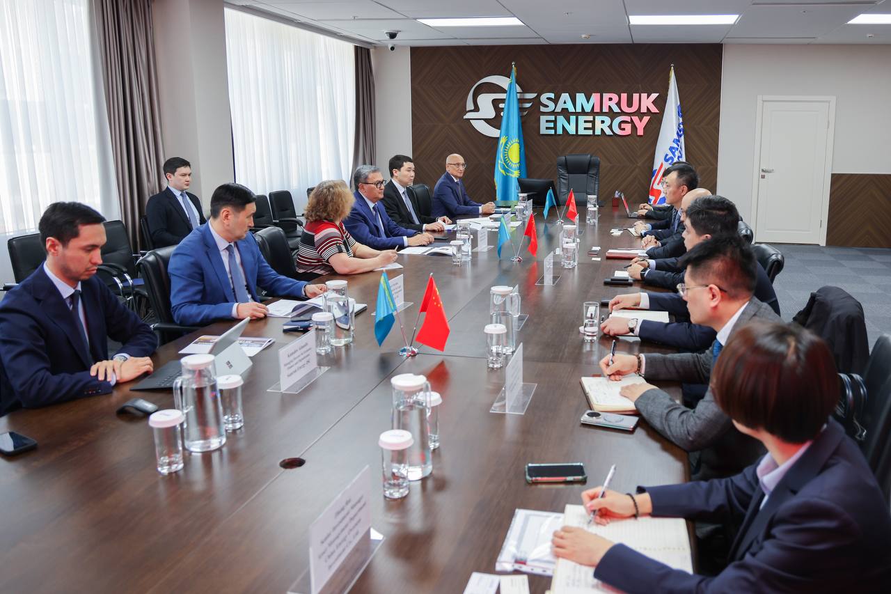 Kazakhstan's Samruk-Energy, China's economic fund discuss co-op prospects