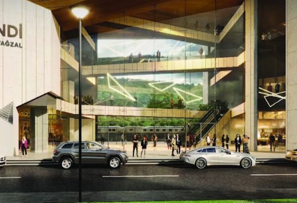 Azerbaijan's Khankendi Railway and Bus Terminal Complex breaks ground (PHOTO)