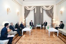 President Ilham Aliyev receives delegation led by Vice President of Türkiye (PHOTO)