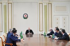 President Ilham Aliyev receives participants of meeting of heads of government of OTS member states (PHOTO/VIDEO)
