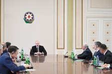 President Ilham Aliyev receives participants of meeting of heads of government of OTS member states (PHOTO/VIDEO)