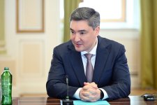 President Ilham Aliyev receives participants of meeting of heads of government of OTS member states (PHOTO/VIDEO)