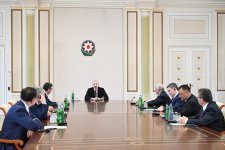 President Ilham Aliyev receives participants of meeting of heads of government of OTS member states (PHOTO/VIDEO)