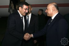 Türkiye's Vice President arrives in Azerbaijan (PHOTO)