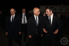 Türkiye's Vice President arrives in Azerbaijan (PHOTO)