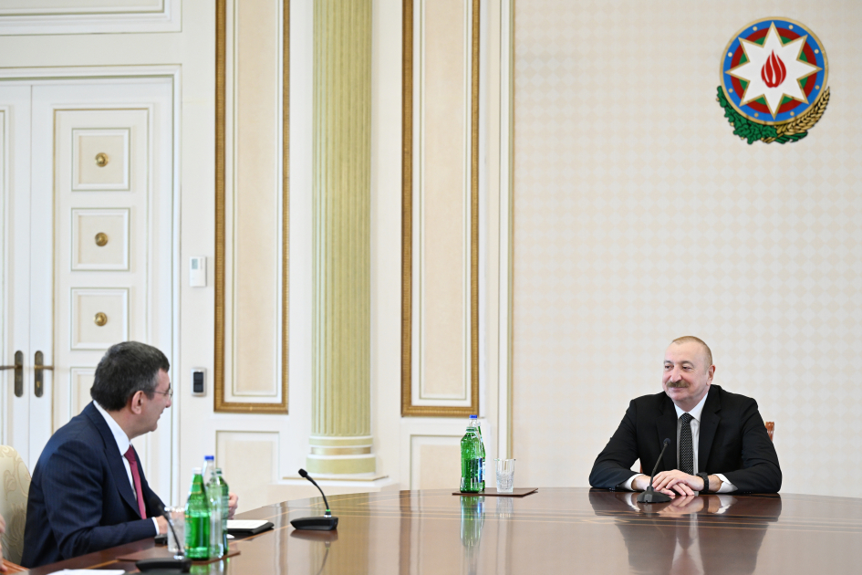 President Ilham Aliyev receives participants of meeting of heads of government of OTS member states (PHOTO/VIDEO)