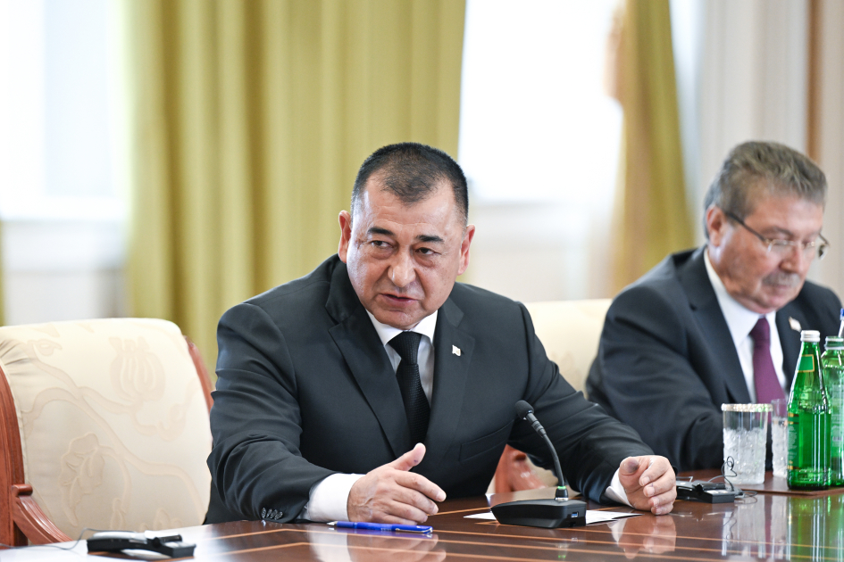 President Ilham Aliyev receives participants of meeting of heads of government of OTS member states (PHOTO/VIDEO)