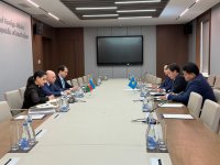 Azerbaijan, Kazakhstan discuss strengthening strategic partnership (PHOTO)