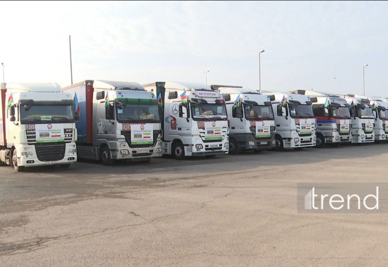 Azerbaijan sends another humanitarian aid shipment to Iran under President Ilham Aliyev's instructions (PHOTO/VIDEO)
