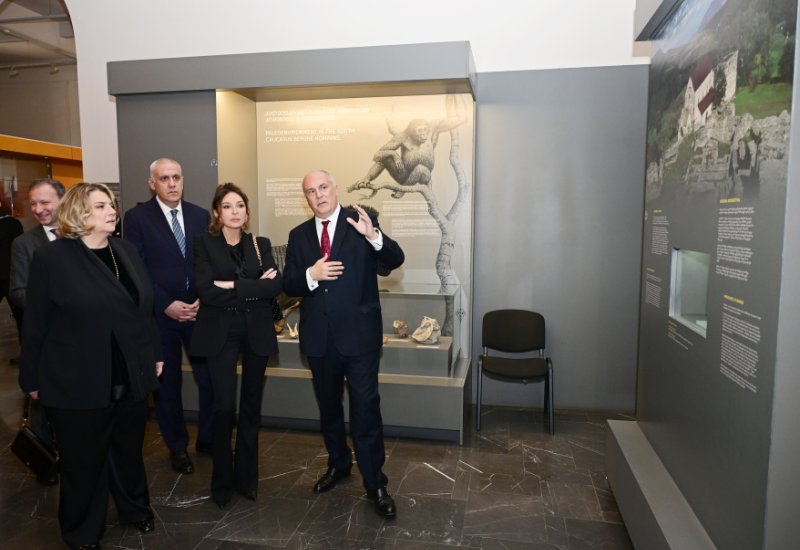 First Lady Mehriban Aliyeva visits Georgian National Museum in Tbilisi (PHOTO)