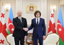 President Ilham Aliyev holds one-on-one meeting with Georgian Prime Minister Irakli Kobakhidze (PHOTO/VIDEO)