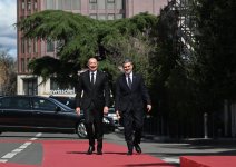 Official welcome ceremony for President Ilham Aliyev concludes in Tbilisi (PHOTO)