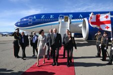 President Ilham Aliyev arrives in Georgia on state visit (PHOTO/VIDEO)