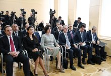 President Ilham Aliyev, Georgian Prime Minister make press statements (PHOTO)