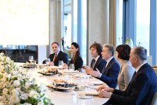 Tbilisi hosts luncheon in honor of President Ilham Aliyev (PHOTO/VIDEO)