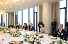 Tbilisi hosts luncheon in honor of President Ilham Aliyev (PHOTO/VIDEO)