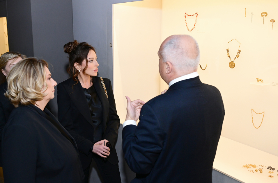 First Lady Mehriban Aliyeva visits Georgian National Museum in Tbilisi (PHOTO)