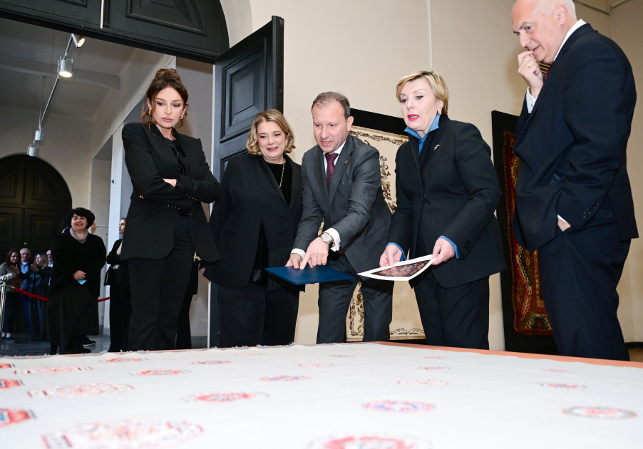 First Lady Mehriban Aliyeva visits Georgian National Museum in Tbilisi (PHOTO)