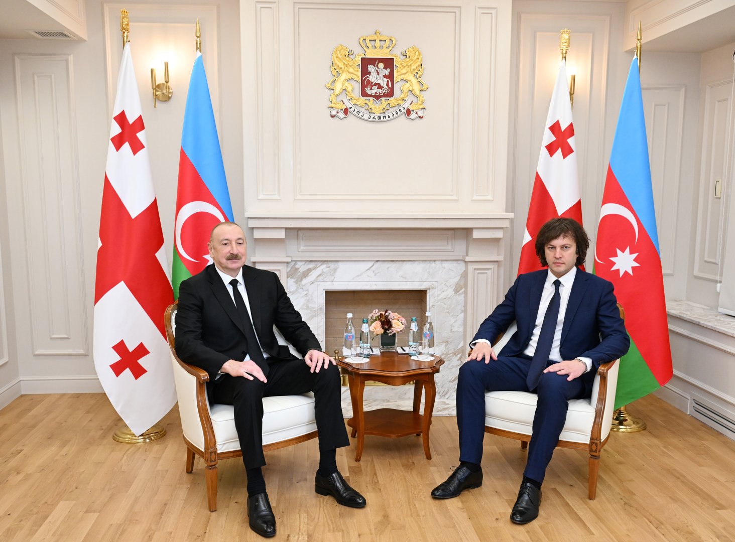 President Ilham Aliyev holds one-on-one meeting with Georgian Prime Minister Irakli Kobakhidze (PHOTO/VIDEO)