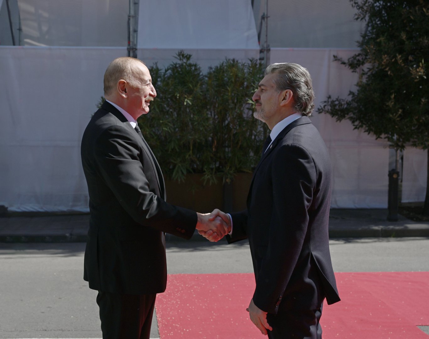 Official welcome ceremony for President Ilham Aliyev concludes in Tbilisi (PHOTO)