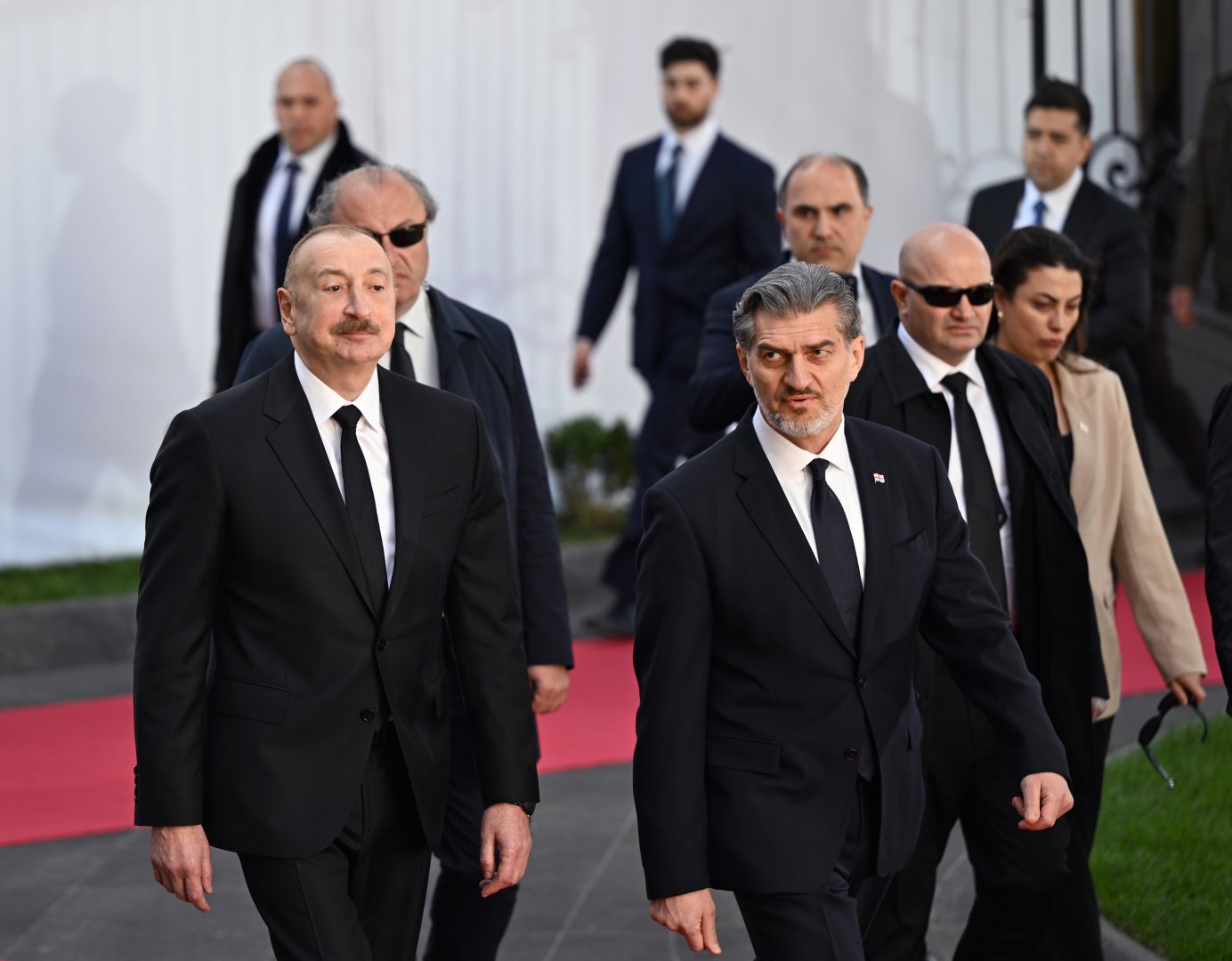 Official welcome ceremony for President Ilham Aliyev concludes in Tbilisi (PHOTO)