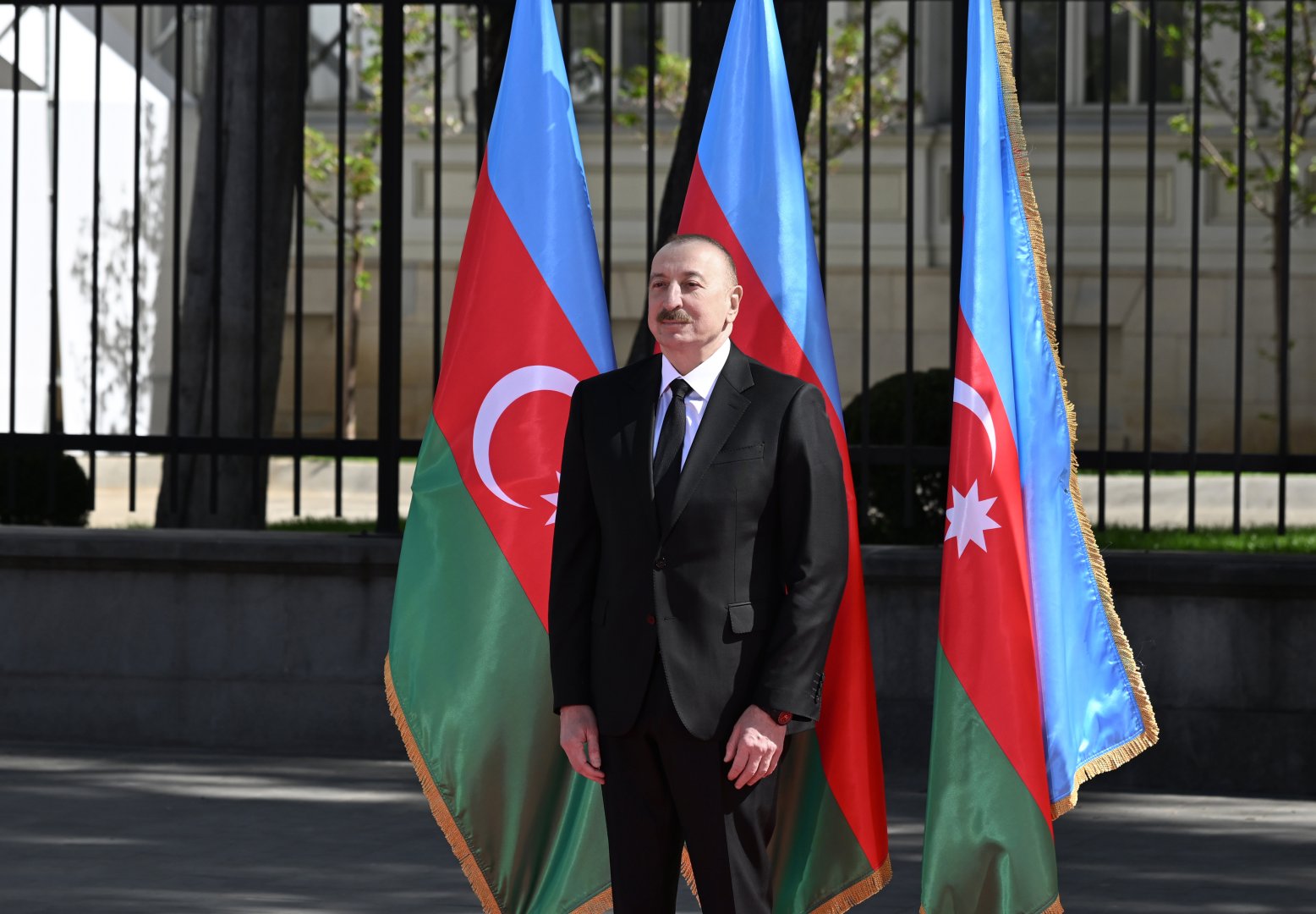 Official welcome ceremony for President Ilham Aliyev concludes in Tbilisi (PHOTO)