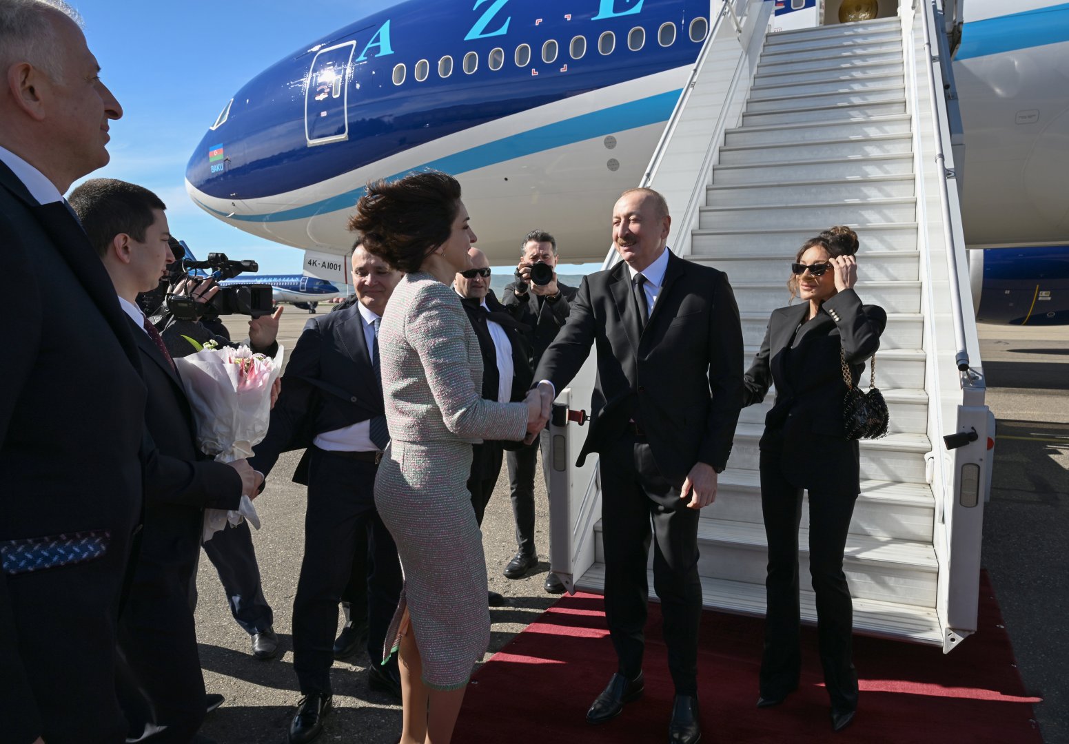 President Ilham Aliyev arrives in Georgia on state visit (PHOTO/VIDEO)