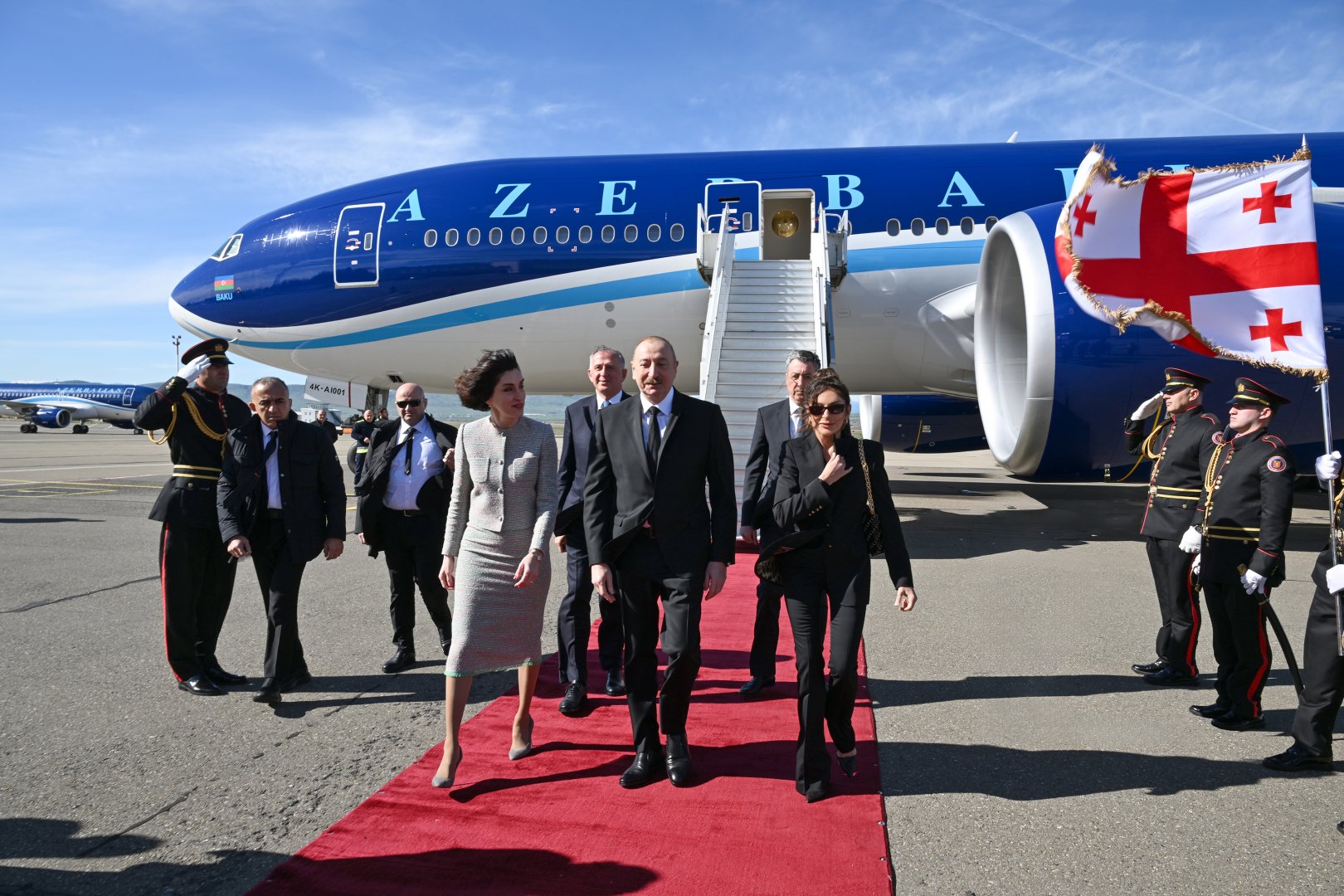 President Ilham Aliyev arrives in Georgia on state visit (PHOTO/VIDEO)