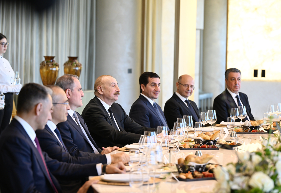 Tbilisi hosts luncheon in honor of President Ilham Aliyev (PHOTO/VIDEO)