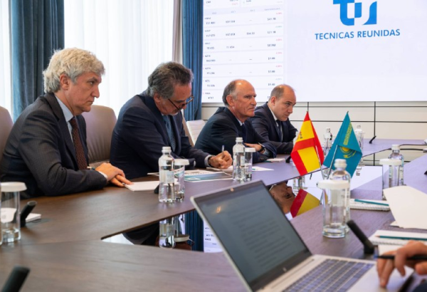 Samruk-Kazyna, Tecnicas Reunidas discuss progress of polyethylene production project