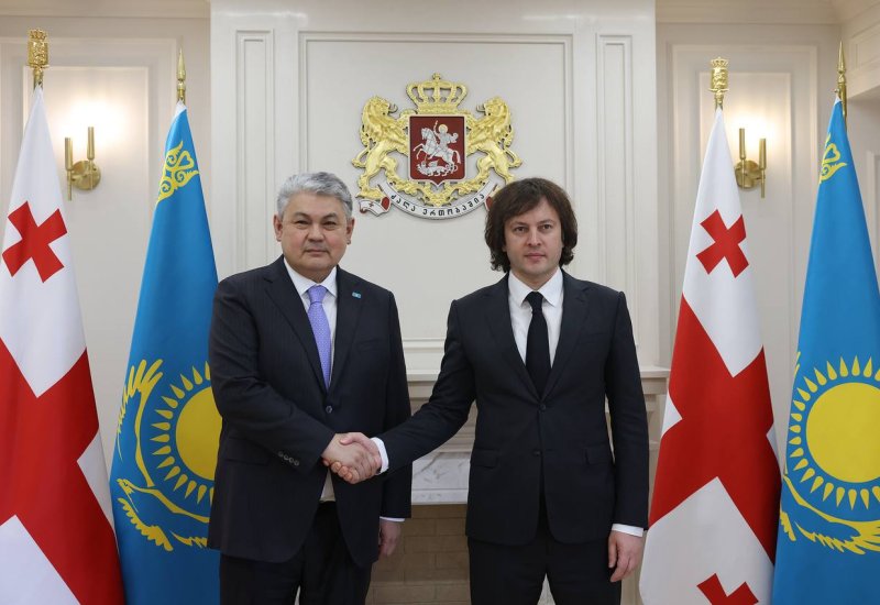Kazakhstan eyes deeper cooperation with Georgia on Caspian-Black Sea transport routes